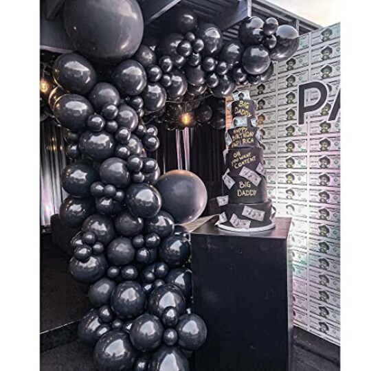 Ballons 90 Ans Noir Argent 90 Ans Anniversaire,Noir Argent Décoration Ballons 90 Ans Noir Argent 90 Ans Anniversaire,Noir Argent Décoration